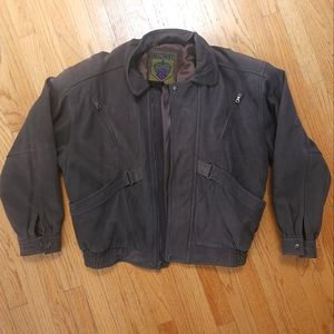 Vintage Midway Leather Bomber Jacket